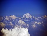 Rolwaling 00 01 Dhaulagiri V, III, II, Dhaulagiri I, and Tukuche Peak On Flight To Kathmandu